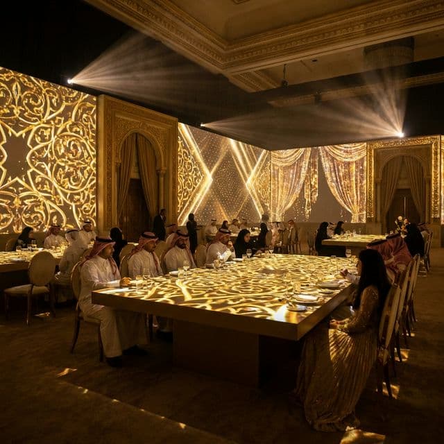 Indoor Projection Atmosphere